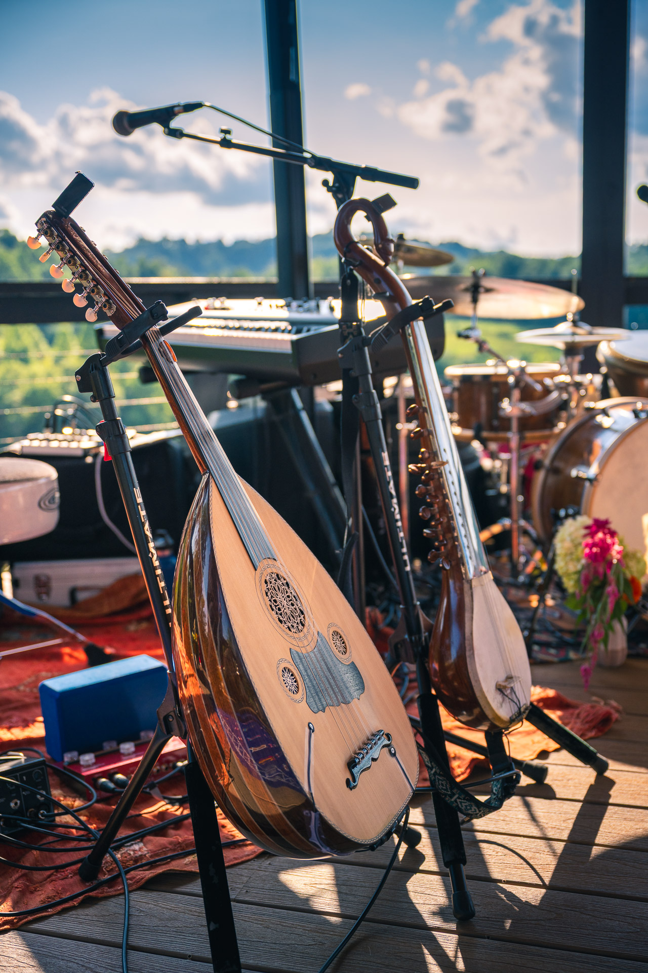 Oud and traditional instruments ready for Moroccan Night