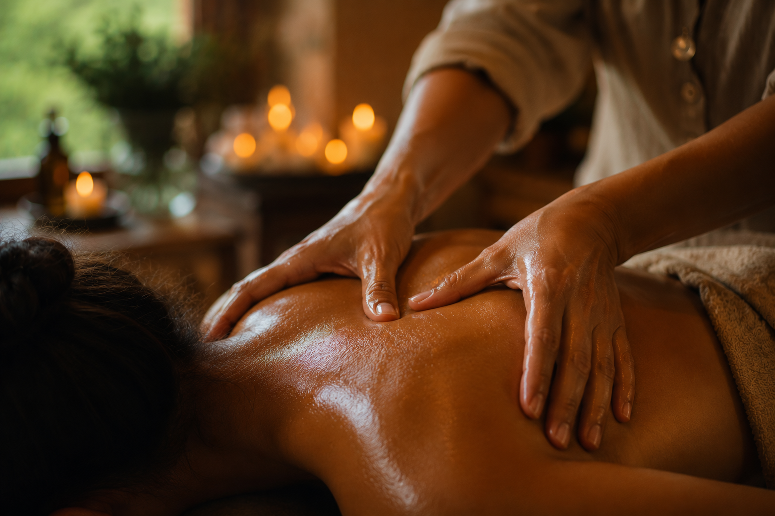 Massage table